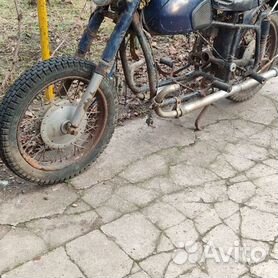 Пескоструйная очистка железной рамы мотоцикла