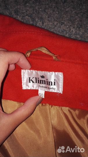 Пальто новое шерсть Klimini