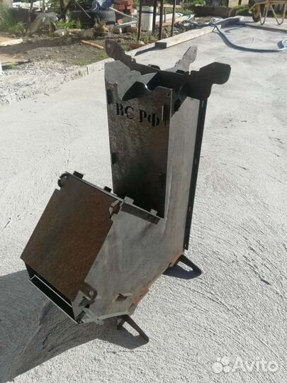 Походная печь ракета