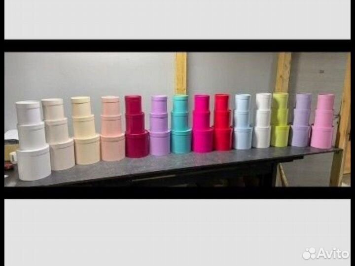 Шляпные коробки для цветов