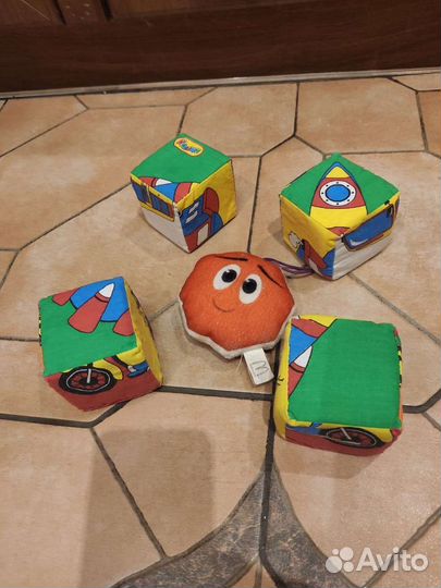 Кубики мягкие