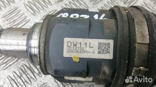 Привод передний левый toyota prius XW30 (98Z16KS01