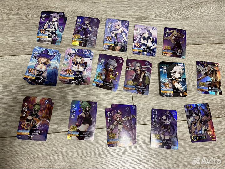 Геншин импакт карточки