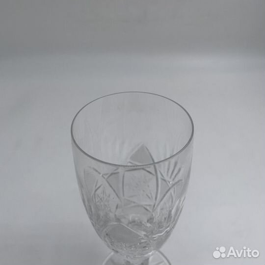 Хрустальные бокалы фужеры ретро быт одним лотом