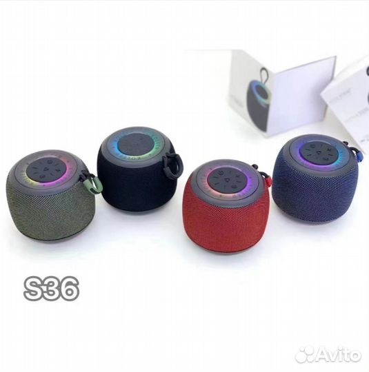 Беспроводная колонка Koleer S36 5W/Radio/TF LED