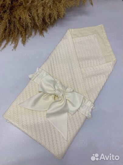 Летний плед конверт на выписку