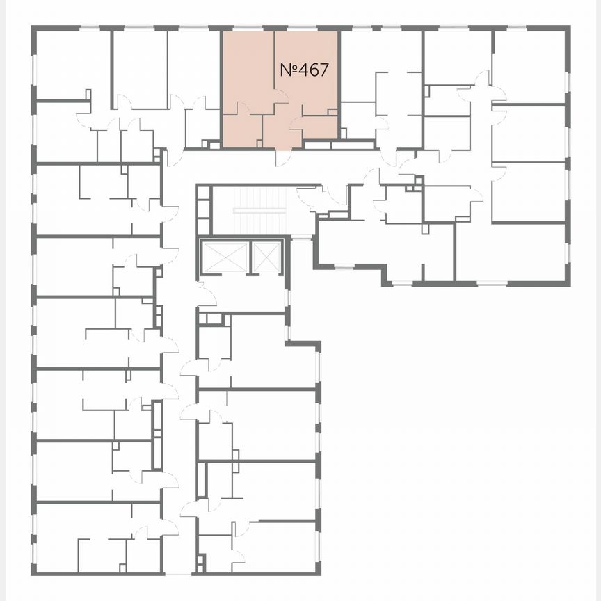 1-к. апартаменты, 42,5 м², 16/17 эт.