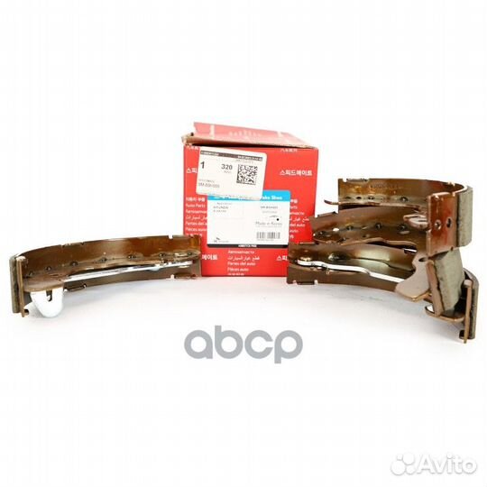 Колодки барабанные hyundai elantra (XD)