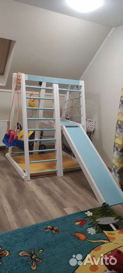 Детская шведская стенка деревянная