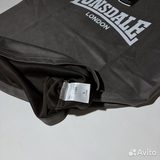 Футболка Lonsdale Big Logo Gray