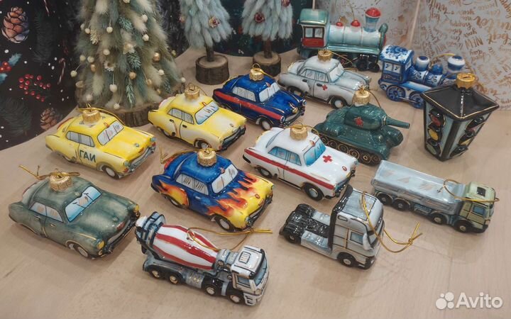 Лефортовский фарфор ёлочные игрушки