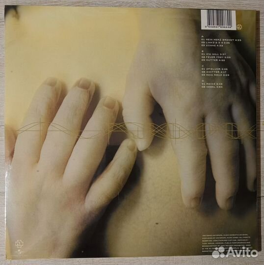 Rammstein - Mutter 2LP 180г