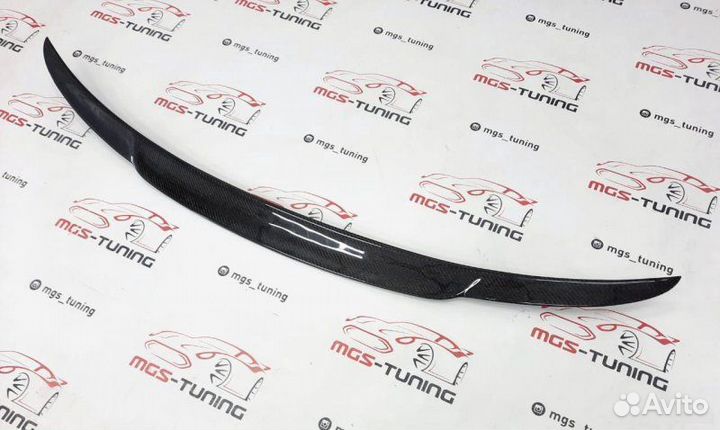 Спойлер (B) на Mercedes E-Class w213 карбон