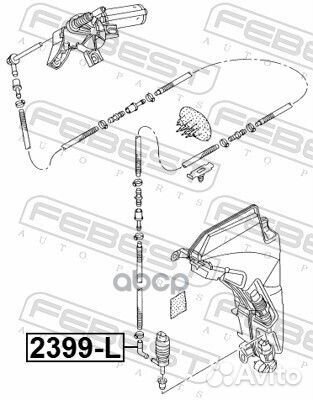 Обратный клапан омывателя стекла VAG 2399-L Febest