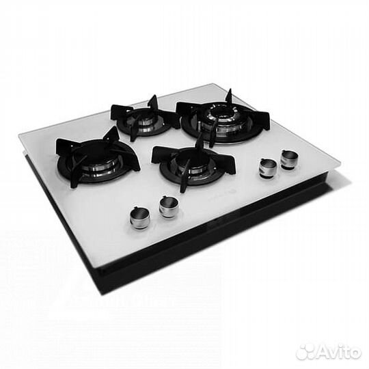 Газовая панель, закалённое стекло, Candy Новая