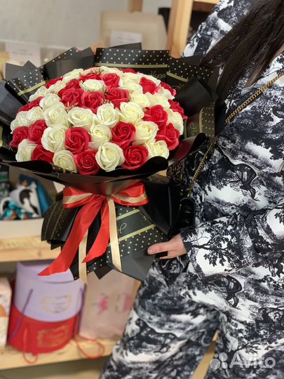 Букет цветов из мыла