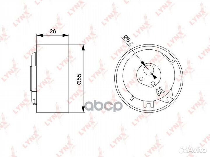 Ролик ремня грм fiat doblo/punto 1.2/1.4 01- PB