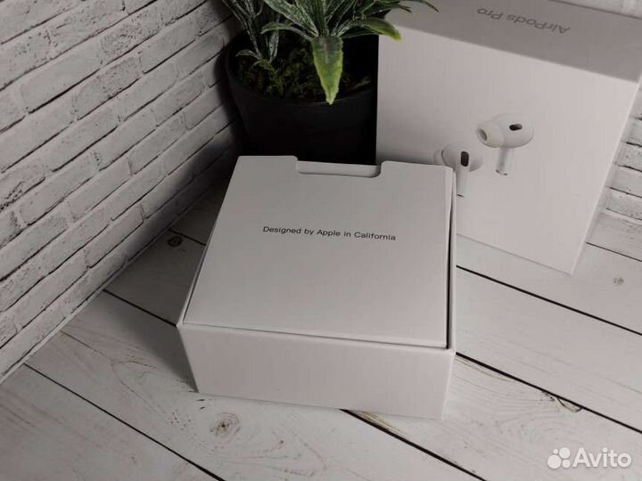 Airpods pro 2 Lux с шумом +чехол в подарок