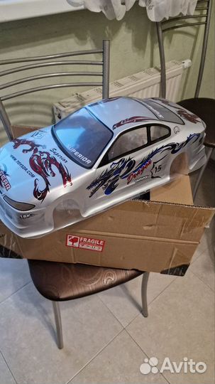 Корпус, лексан 1/10 silvia drift, корка под дрифт