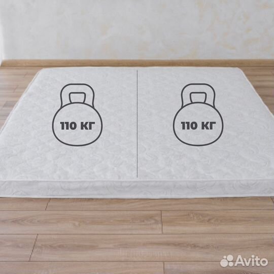 Белая кровать