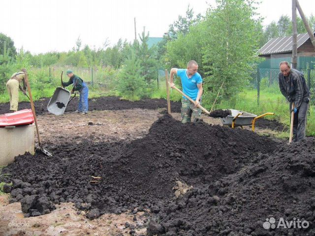 Земляные работы копка в ручную