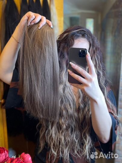Волосы для наращивания русые