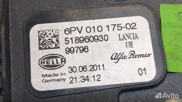 Педаль газа Lancia Delta, 2012