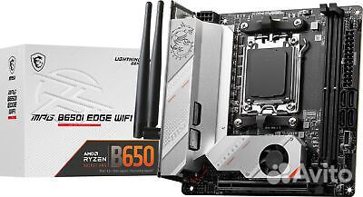 Комплект MSI MPG B650I edge wifi+Ryzen7 7800x3d