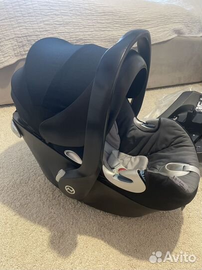 Автолюлька cybex aton q с базой