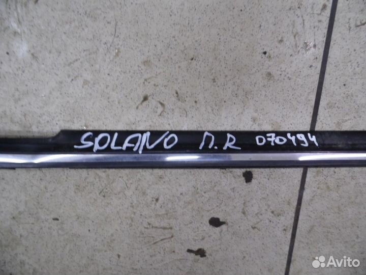 Накладка стекла переднего правого Lifan Solano 201