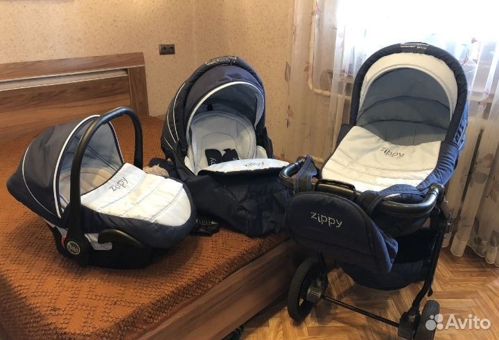 Коляска 3 в 1 Tutis zippi