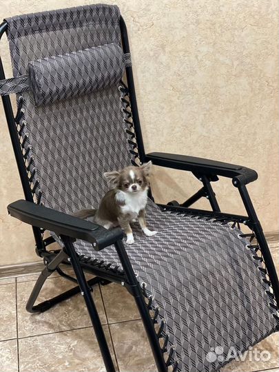Кресло шезлонг складное новое