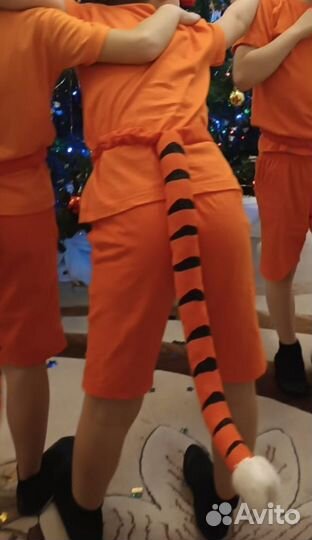 Маска и хвост тигра