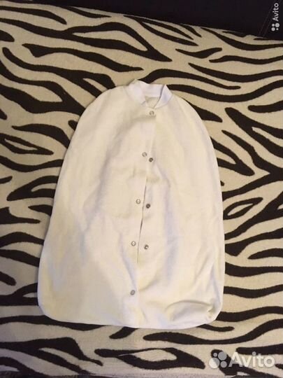 Детский зимний конверт на выписку из роддома