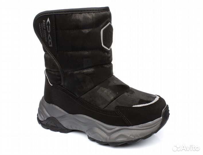 Сапоги зимние Kapika (Черный, Мальчик, 32 / 20.6 см)