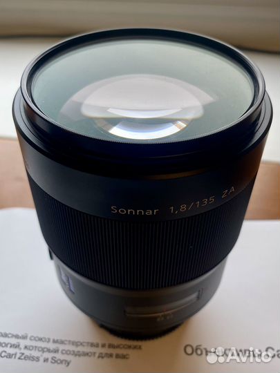 Объектив Sony Sonnar 1,8/135 ZA Carl Zeiss