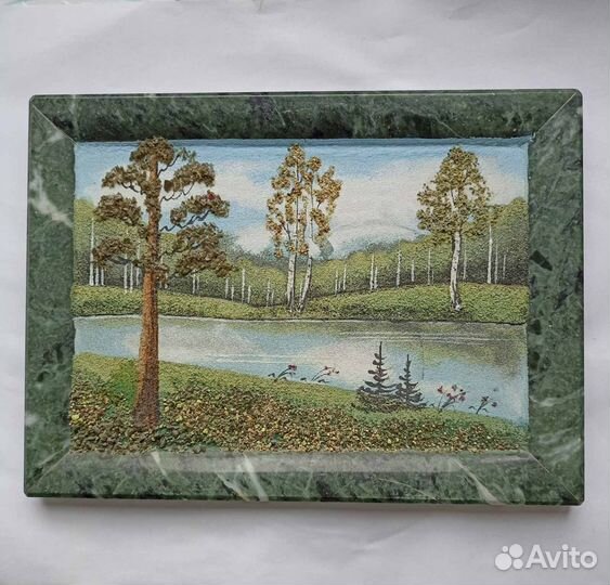 Настенное панно картина из натуральных камней