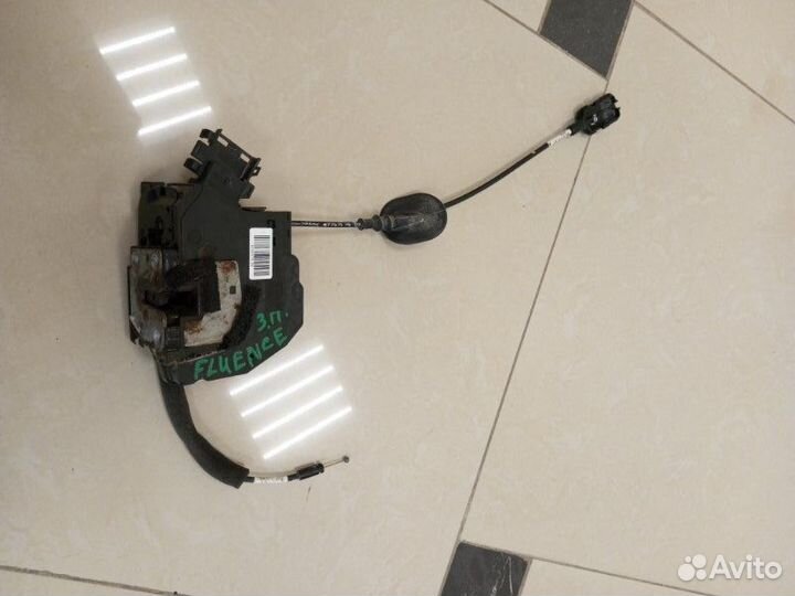 Замок боковой двери задний правый Renault Fluence