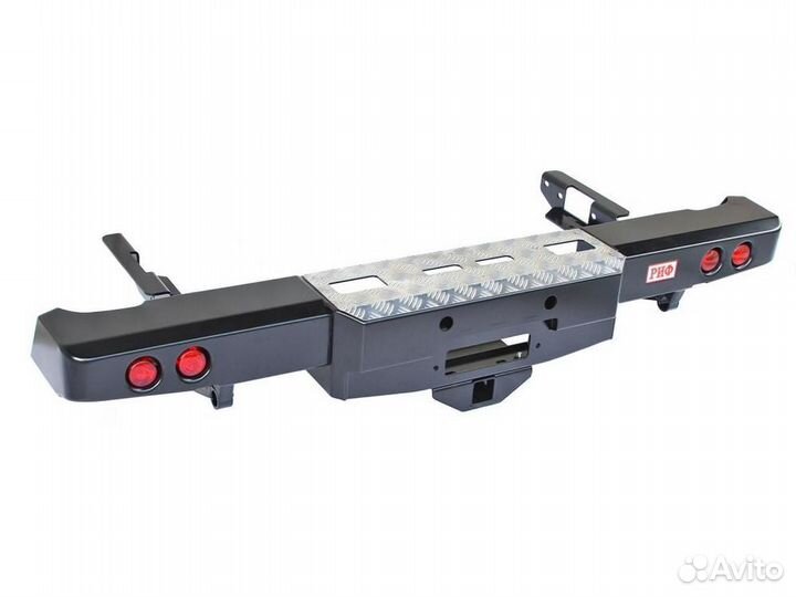 Бампер риф силовой задний Toyota Hilux 2005-2014