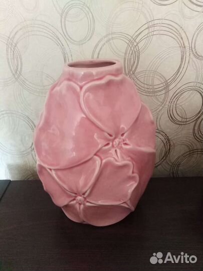 Вазы керамика, фарфор, стекло