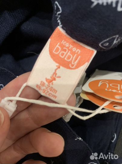 Шорты koton 1,5-2 года 86-92 см новые