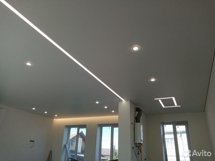 Натяжные потолки 