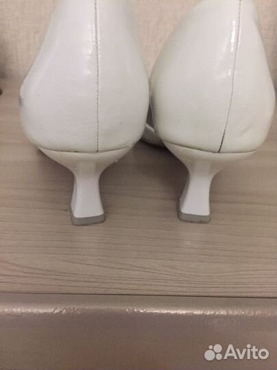 Туфли белые свадебные