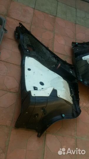 Kia Rio 3 обшивка багажника