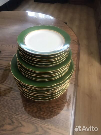 Тарелки фарфор Дулево 23 штуки