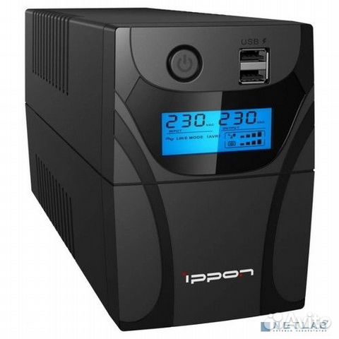 Новый ибп Ippon Back Power Pro II 800 black 10303