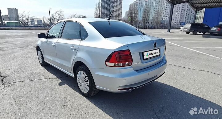 Volkswagen Polo 1.6 AT, 2017, 129 133 км