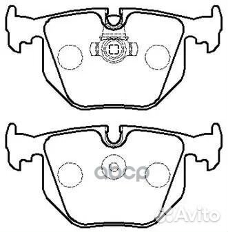 Колодки тормозные BMW X5 (E53) 00- задн. HP5188