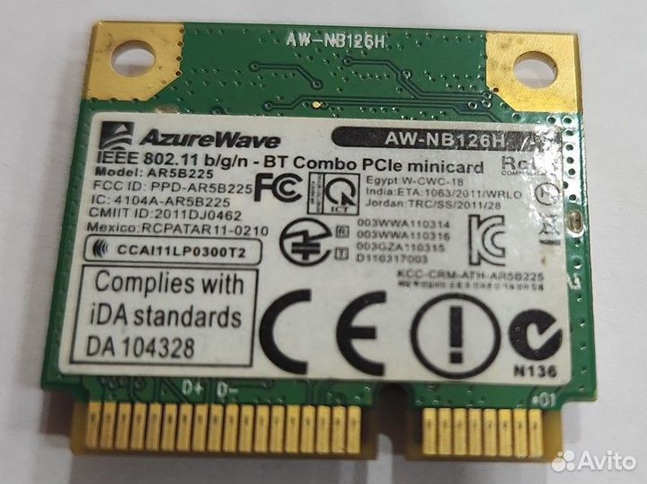 Адаптер Wi-Fi от Asus N550J