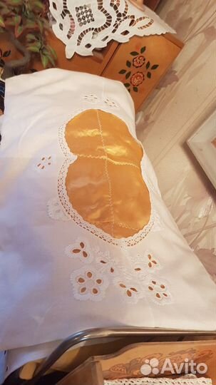 Убранство для кукольной кроватки из антикварных 2